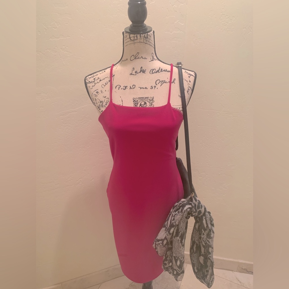 Dressy Dress Hot Pink